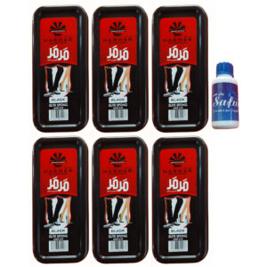 واکس ابری مدل مگا مرمر بسته 6 عددی همراه 1 پودر بوگیر کفش
